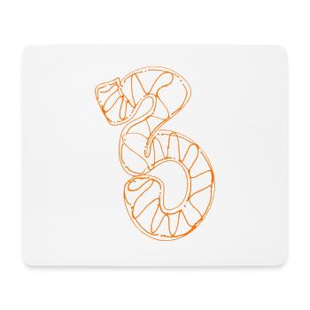 Orangene  3 Graffiti Style - Mousepad (Querformat) - Weiß - Vorne