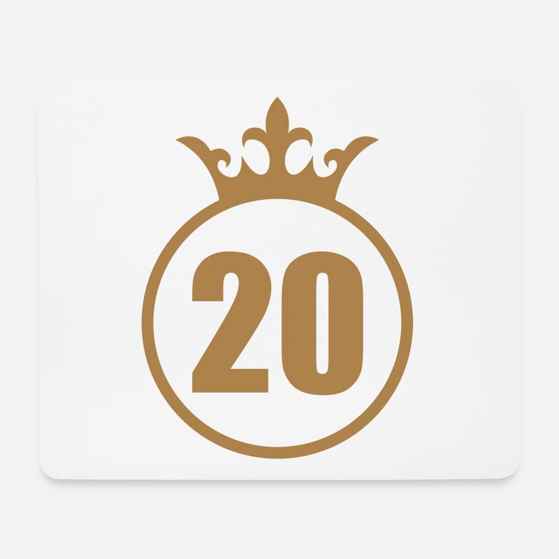 *** 20 *** - Mouse Pad (horizontal) - white