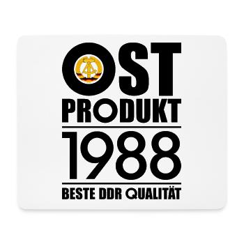 38. GEBURTSTAG OSSI OSTPRODUKT 1988 DDR - Mousepad (Querformat) - Weiß - Vorne