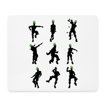Tanz zum St.-Patrick-Tag - Mousepad (Querformat) - Weiß - Vorne