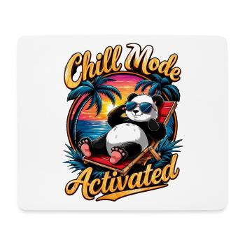 Chill Panda Sunset - Mouse Pad (horizontal) - white - Front