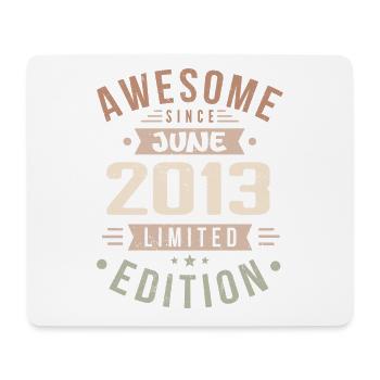 June 2013 Birthday June 2013 Gift June 2013 - Mouse Pad (horizontal) - white - Front