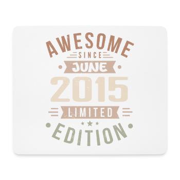 Juin 2015 Anniversaire Juin 2015 Cadeau Juin 2015 - Tapis de souris (format paysage) - blanc - Devant