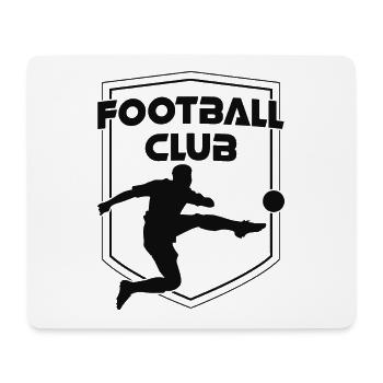 FC Coat of Arms Black - Mouse Pad (horizontal) - white - Front