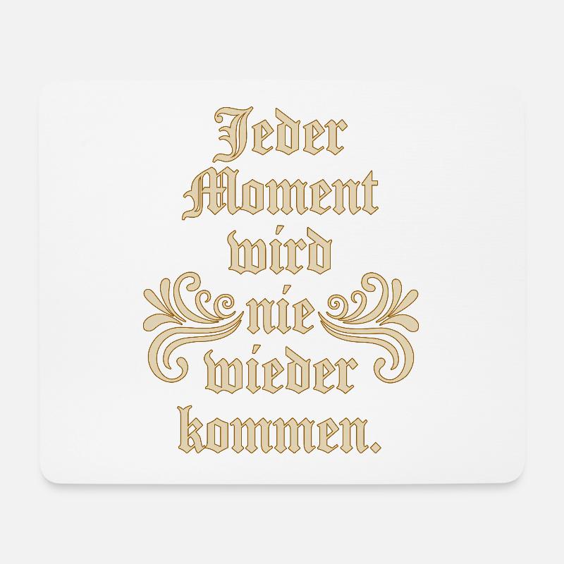 Every moment - Mouse Pad (horizontal) - white