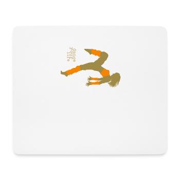 danse ta vie - Tapis de souris (format paysage) - blanc - Devant
