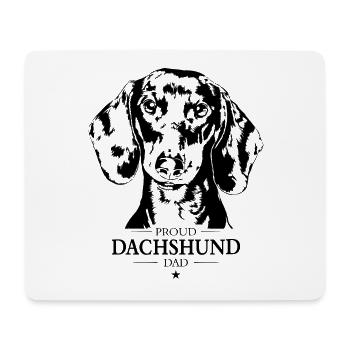 Dachshund Dad Hunde Hund Dackel Wilsigns - Mousepad (Querformat) - Weiß - Vorne