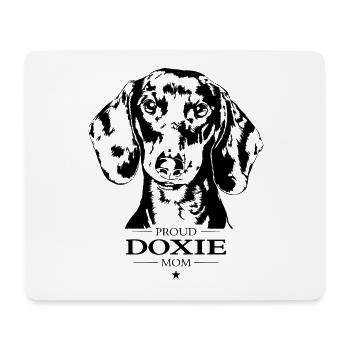 Doxie Mom Hunde Hund Dachshund Dackel Wilsigns - Mousepad (Querformat) - Weiß - Vorne
