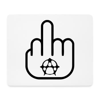 Anarchie - Rock - Punk - Mousepad (Querformat) - Weiß - Vorne