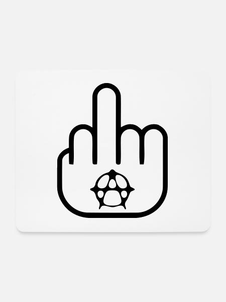 Anarchie - Rock - Punk - Mousepad (Querformat) - Weiß