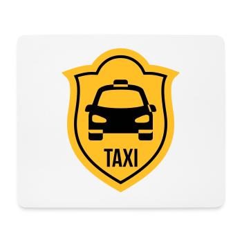 Taxi - Tapis de souris (format paysage) - blanc - Devant