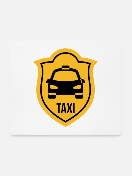 Taxi - Mouse Pad (horizontal) - white