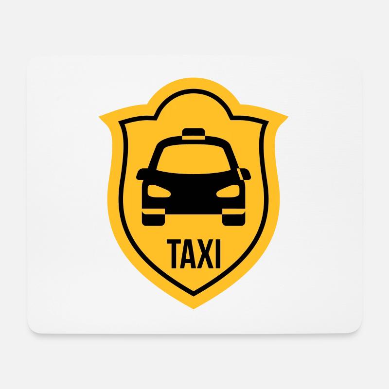 Taxi - Mouse Pad (horizontal) - white
