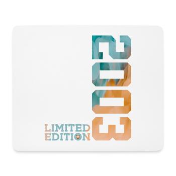 23RD BIRTHDAY LIMITED EDITION 2003 - Mouse Pad (horizontal) - white - Front