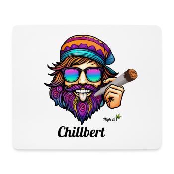 Chillbert der Kiffer - High Art - Mousepad (Querformat) - Weiß - Vorne