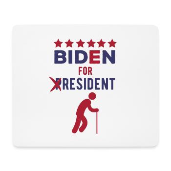 Lustige Biden Design, Biden für Resident Meme - Mousepad (Querformat) - Weiß - Vorne