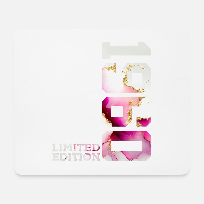 66TH BIRTHDAY 66 YEARS LIMITED EDITION 1960 - Mouse Pad (horizontal) - white