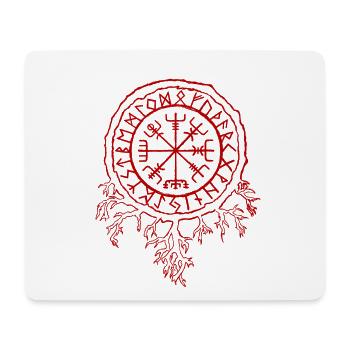 Viking runes Nordic mythology - Mouse Pad (horizontal) - white - Front