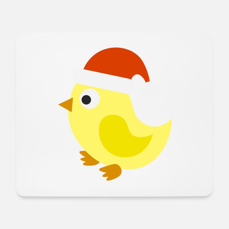 christmas duck - Mousepad (Querformat) - Weiß