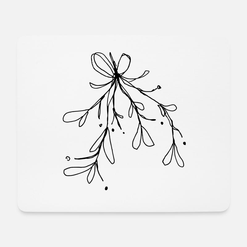 mistletoe - Mouse Pad (horizontal) - white