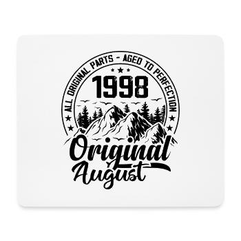 1998 August Original: 26 Years Anniversary Gift - Mouse Pad (horizontal) - white - Front