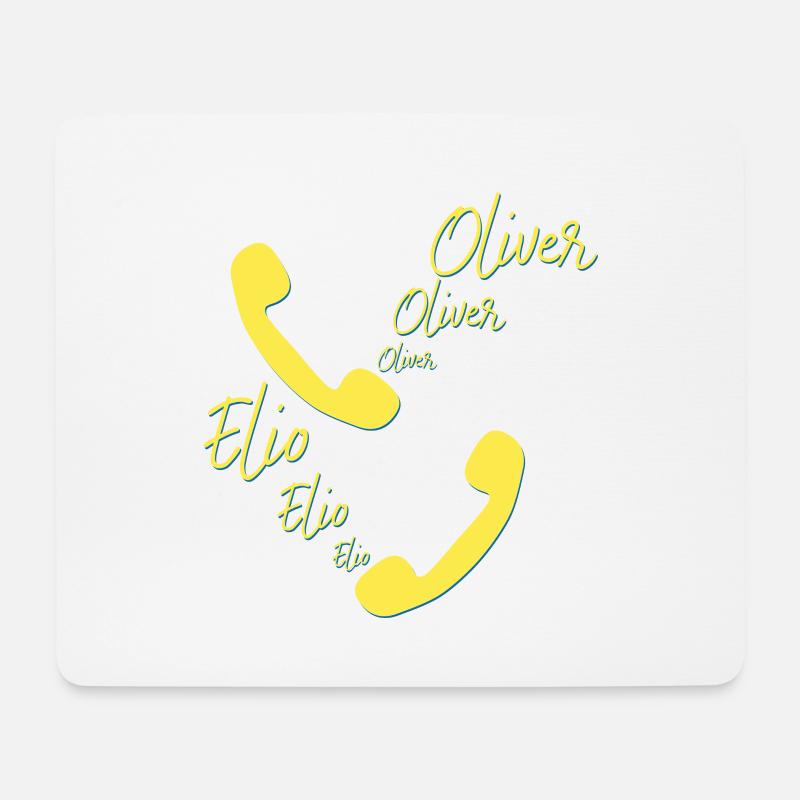 Elio und Oliver | Call Me By Your Name | Film - Mousepad (Querformat) - Weiß