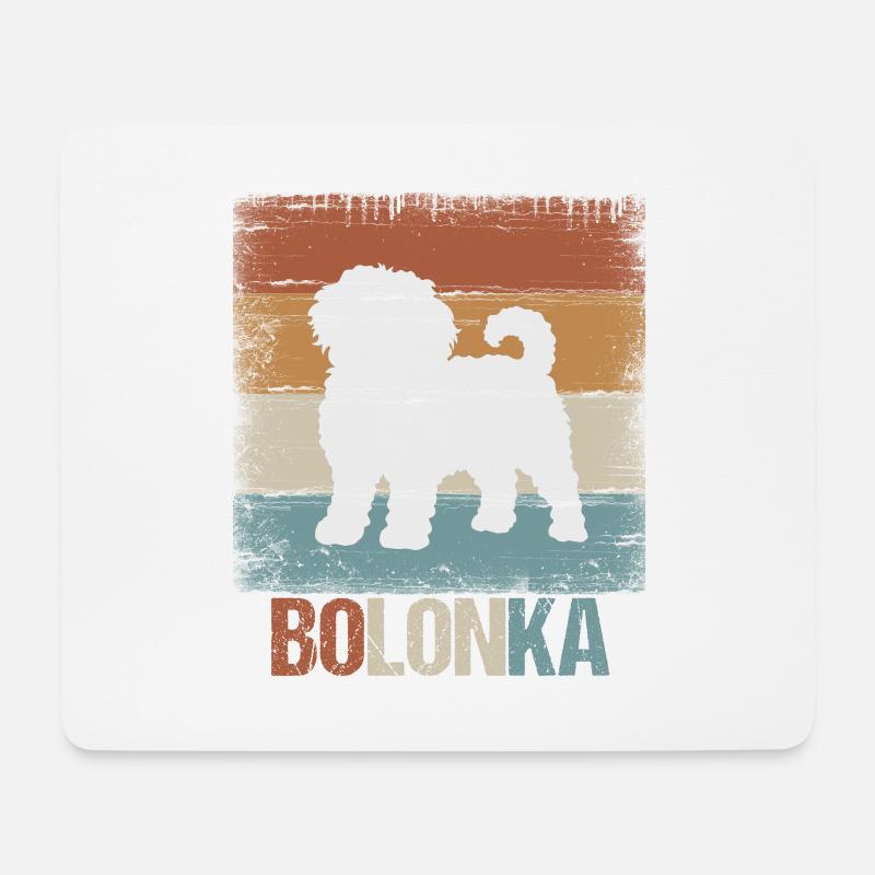 Bolonka Zwetna Hund Geschenk - Mousepad (Querformat) - Weiß