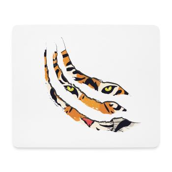 Tiger claw tiger pattern claws gift idea - Mouse Pad (horizontal) - white - Front