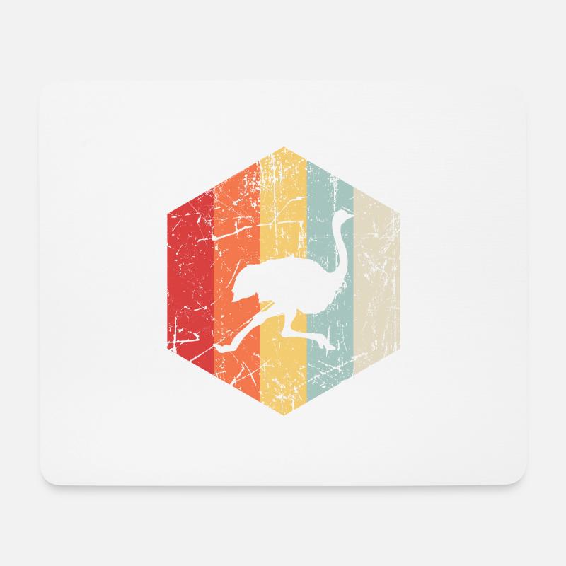 Strauss - Mousepad (Querformat) - Weiß