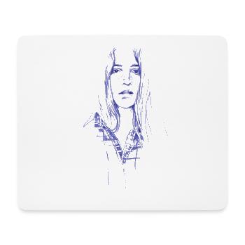 Sommersprossen - Farmgirl von hey K - Mousepad (Querformat) - Weiß - Vorne