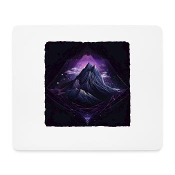 Berg - Mousepad (Querformat) - Weiß - Vorne