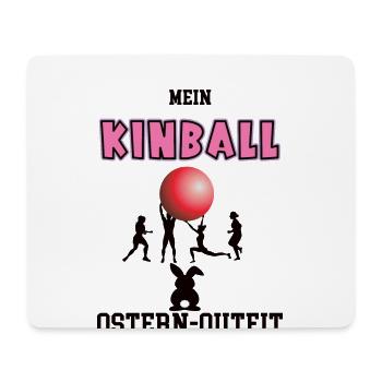 Kinball Spielerin Kinballerin Oster Geschenk - Mousepad (Querformat) - Weiß - Vorne