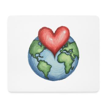 Protect The Earth - Mouse Pad (horizontal) - white - Front
