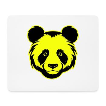 Panda Head Portrait Icon - Mouse Pad (horizontal) - white - Front