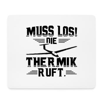 Segelflug Segelflieger Segelfliegen Segelflugzeug - Mousepad (Querformat) - Weiß - Vorne