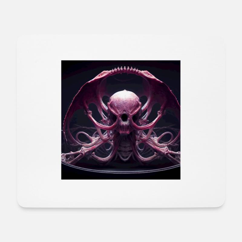 Ungeheuer - Mousepad (Querformat) - Weiß