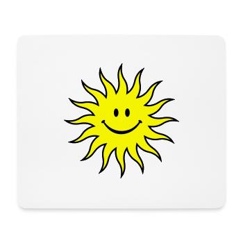 Sun - Mouse Pad (horizontal) - white - Front