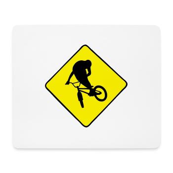 SignBMX - Tapis de souris (format paysage) - blanc - Devant