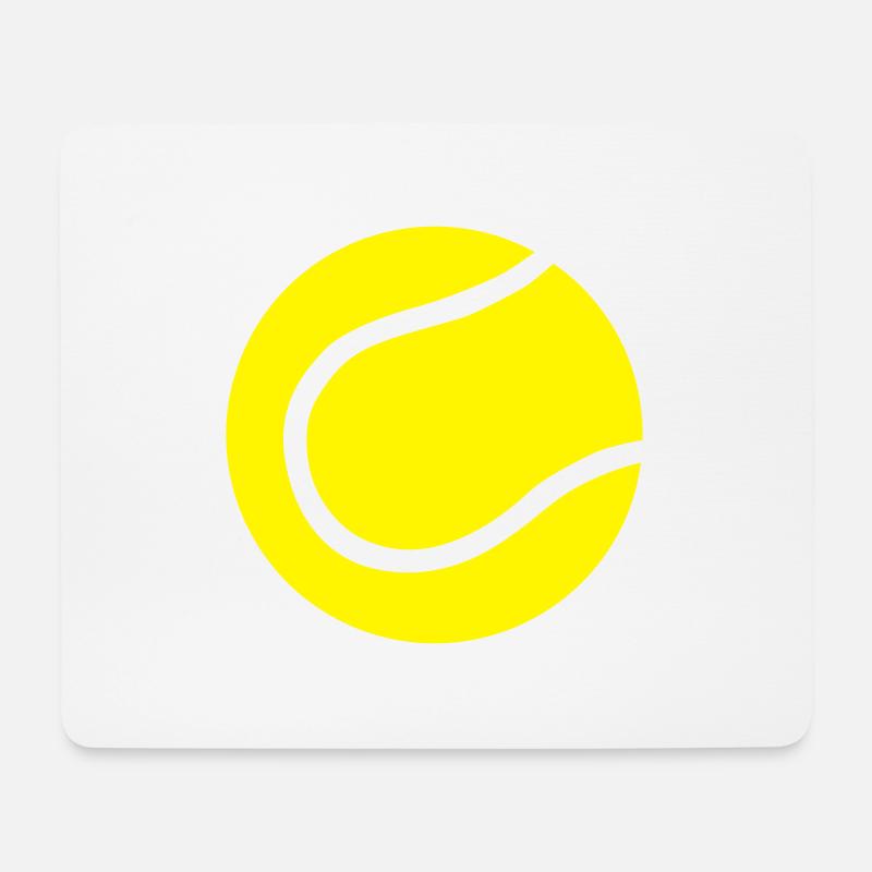 tennis - Mousepad (Querformat) - Weiß