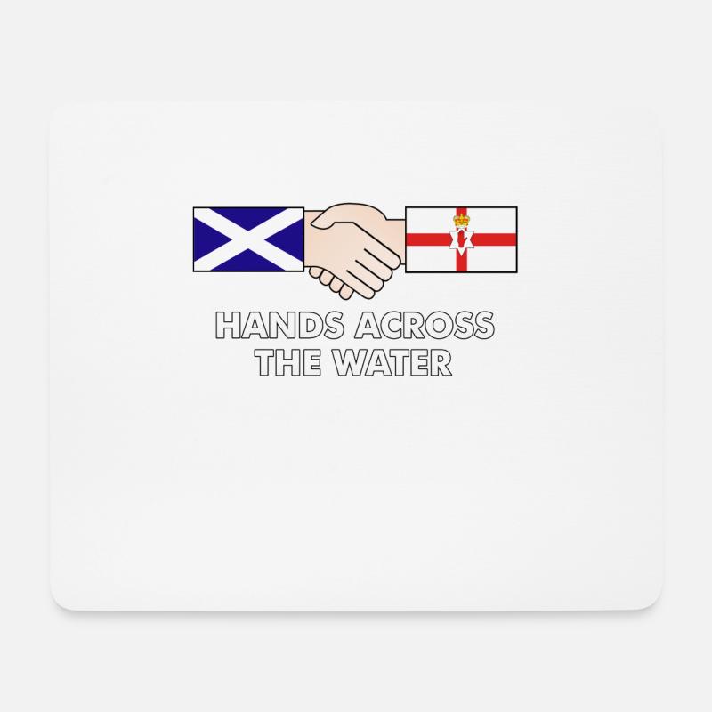 hands_across_copy - Mouse Pad (horizontal) - white
