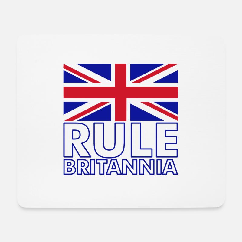 Rule Britannia - Mouse Pad (horizontal) - white