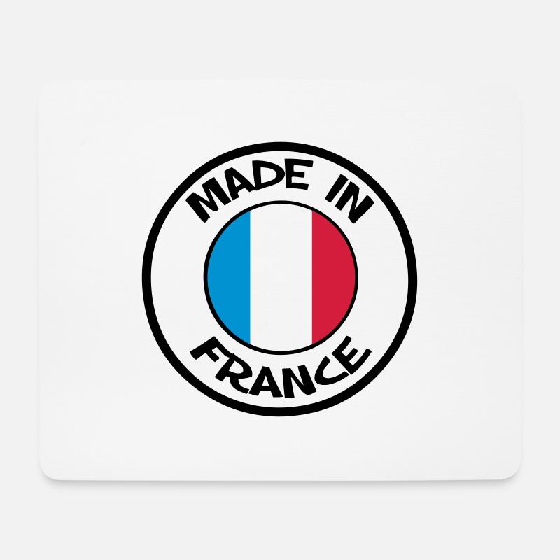 made in France - Mousepad (Querformat) - Weiß