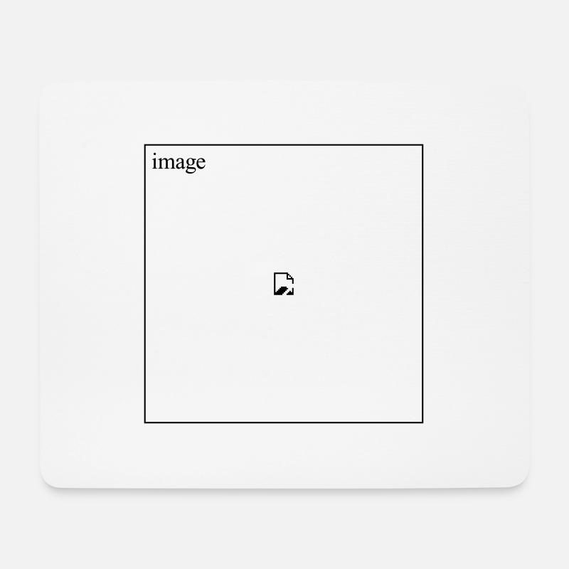 no image - Mousepad (Querformat) - Weiß