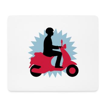 vespa_3c - Mousepad (Querformat) - Weiß - Vorne