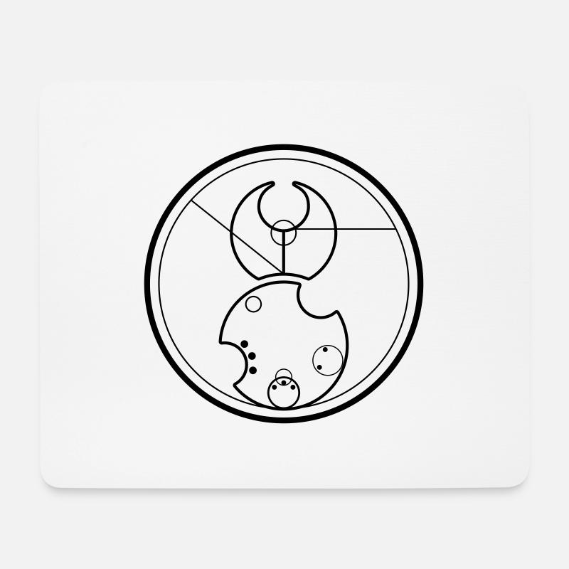 Circle symbol - Mousepad (Querformat) - Weiß