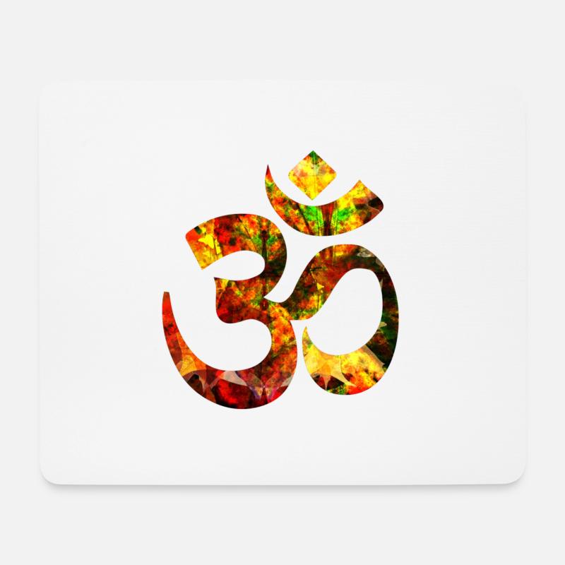 om - Mouse Pad (horizontal) - white