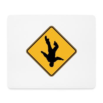 ROAD SIGN Skydive - Tapis de souris (format paysage) - blanc - Devant