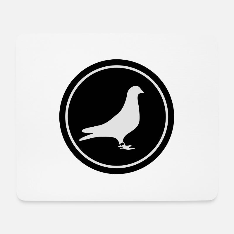 Brieftaubensport - Mousepad (Querformat) - Weiß