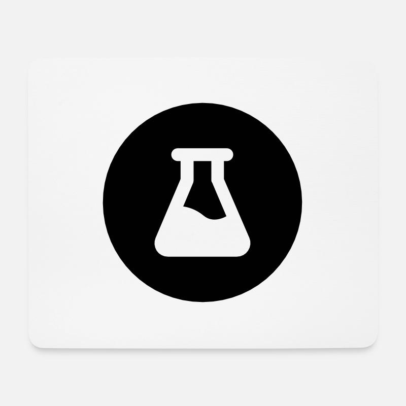 Chemie & Reagenzglas - Mousepad (Querformat) - Weiß