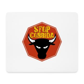 Stierkampf zu stoppen - Mousepad (Querformat) - Weiß - Vorne